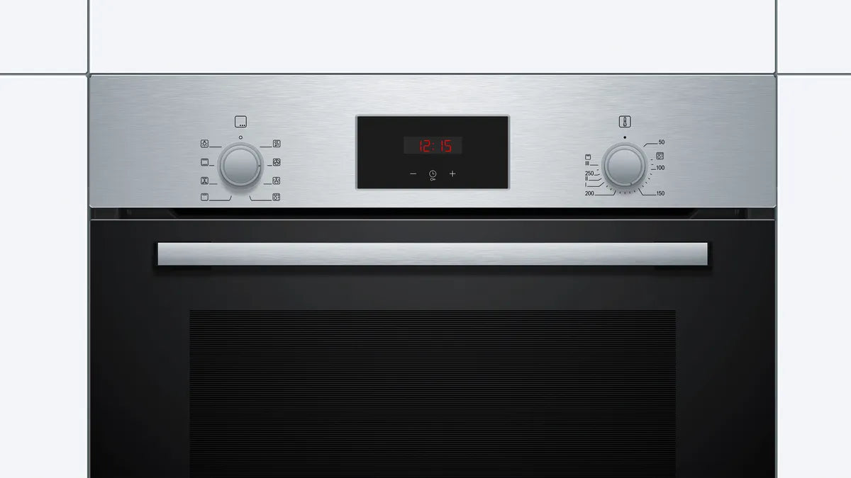 BOSCH SERIE 2 BUILT-IN OVEN 60 CM, STAINLESS STEEL, HBF011BR1M