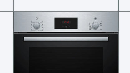 BOSCH SERIE 2 BUILT-IN OVEN 60 CM, STAINLESS STEEL, HBF011BR1M