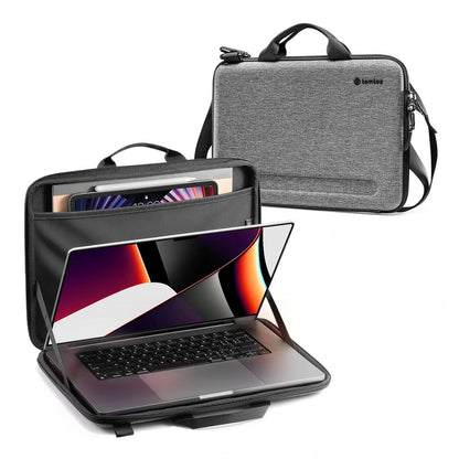 Tomtoc FancyCase A25 16-inch Laptop Shoulder Bag, Gray