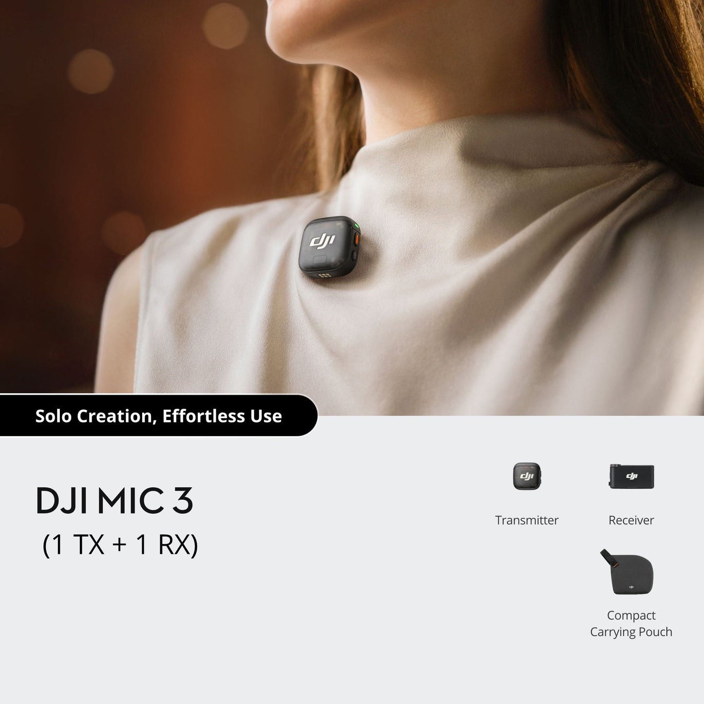 DJI MIC300-S DJI Mic 3 (1 Transmitter + 1 Receiver)