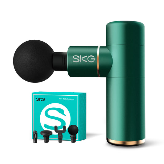 SKG F3-EN Body Massager Green, Electric Muscle Relaxation Massager, Portable Deep Tissue Therapy Device