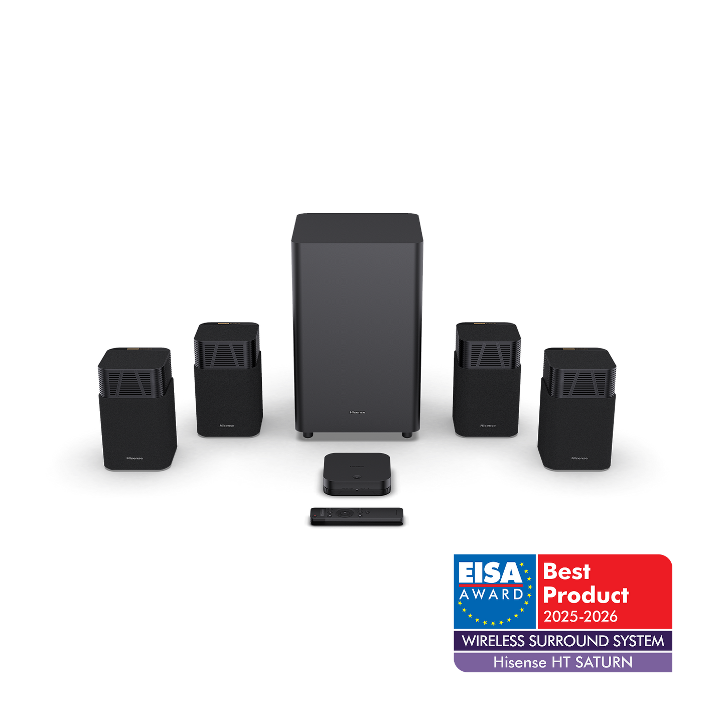 Hisense Surround Sound System, 4.1.2 Channel, Dolby Atmos Audio – HT Saturn