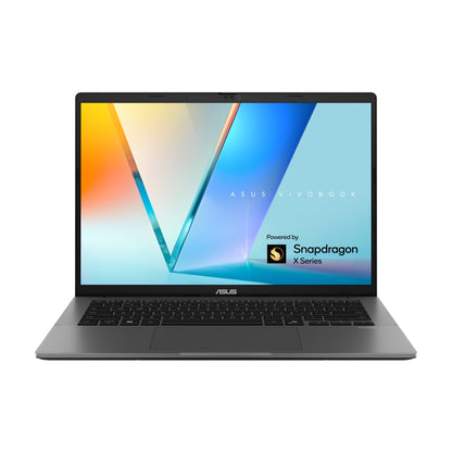 Asus Vivobook S14 Copilot+ PC Laptop 16GB RAM, 1TB SSD, Snapdragon X X1 26 100 Processor, 14-inch display, Matte Gray, S3407QA-KP014W