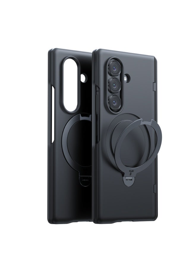 TORRAS Ostand Spin Case for Samsung Galaxy Z Fold 7 - Black