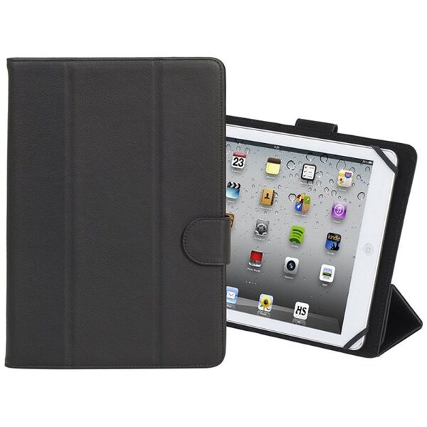 Trands Universal Leather Smart Protective Tablet Case 10 Inch Black