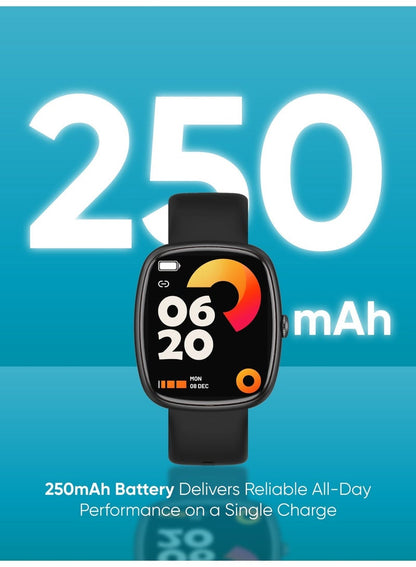 MYX PRO Pulse Smartwatch with BT Calling & Health Monitor, Pink