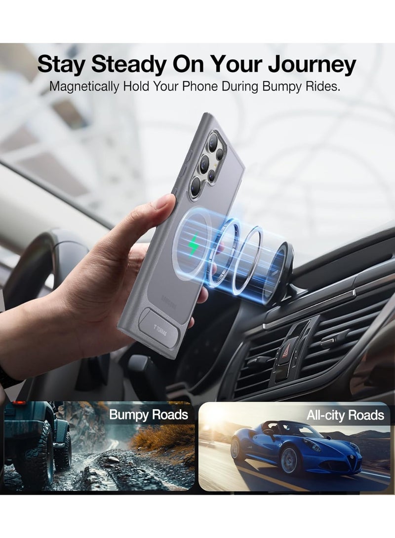 TORRAS UPRO Pstand Case for Samsung Galaxy S24 Ultra - Grey