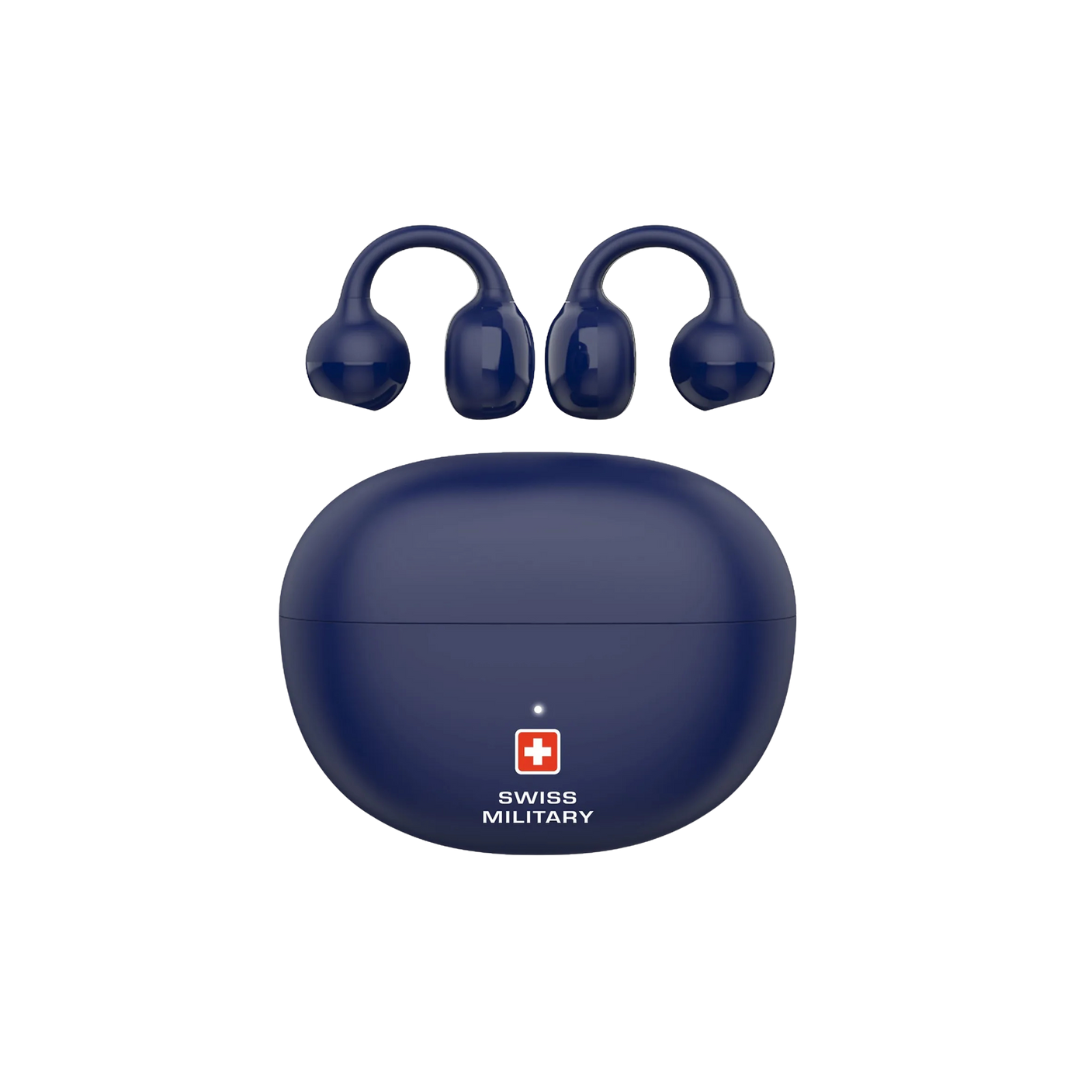 Swiss Military Delta 6 True Wireless Bluetooth Earbuds – Blue