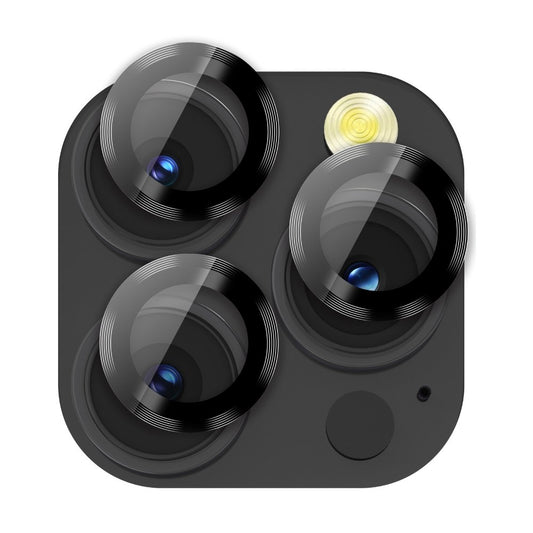 Infinyty Glint Singular Lens Protector with Flawless Clarity iPhone 16 Pro / 16 Pro Max, Black