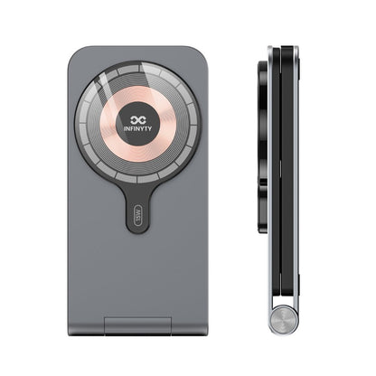 Infinyty MagIQ Hub 3-in-1 Magnetic Wireless Charger, Grey