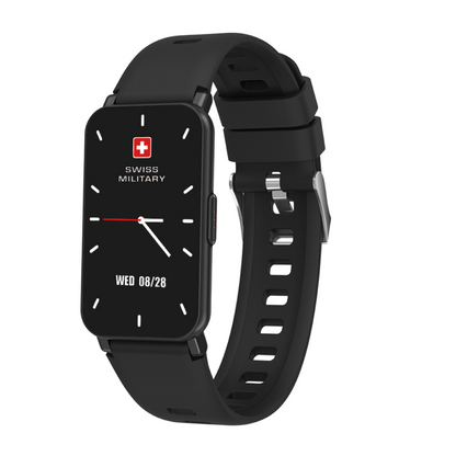 Rhine 3 Smartband with Calling Feature – Black Silicon Strap