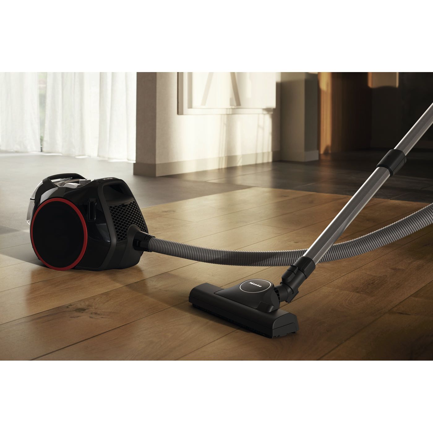 Miele Boost CX1 PowerLine Bagless Canister Vacuum Cleaner Obsidian Black SNRF0