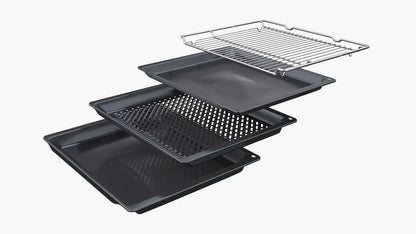 BOSCH SERIES 4 BUILT-IN OVEN 60 CM, STAINLESS STEEL, HRG532ES3M