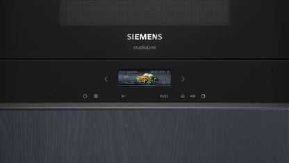 Siemens Built-In Microwave, 21 L, Black, BE732L1B1M