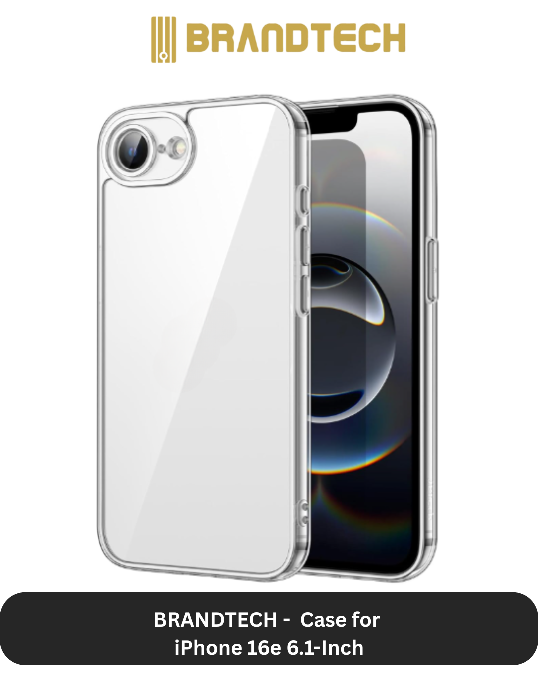 Brandtech iPhone 16e Case + Screen Protector