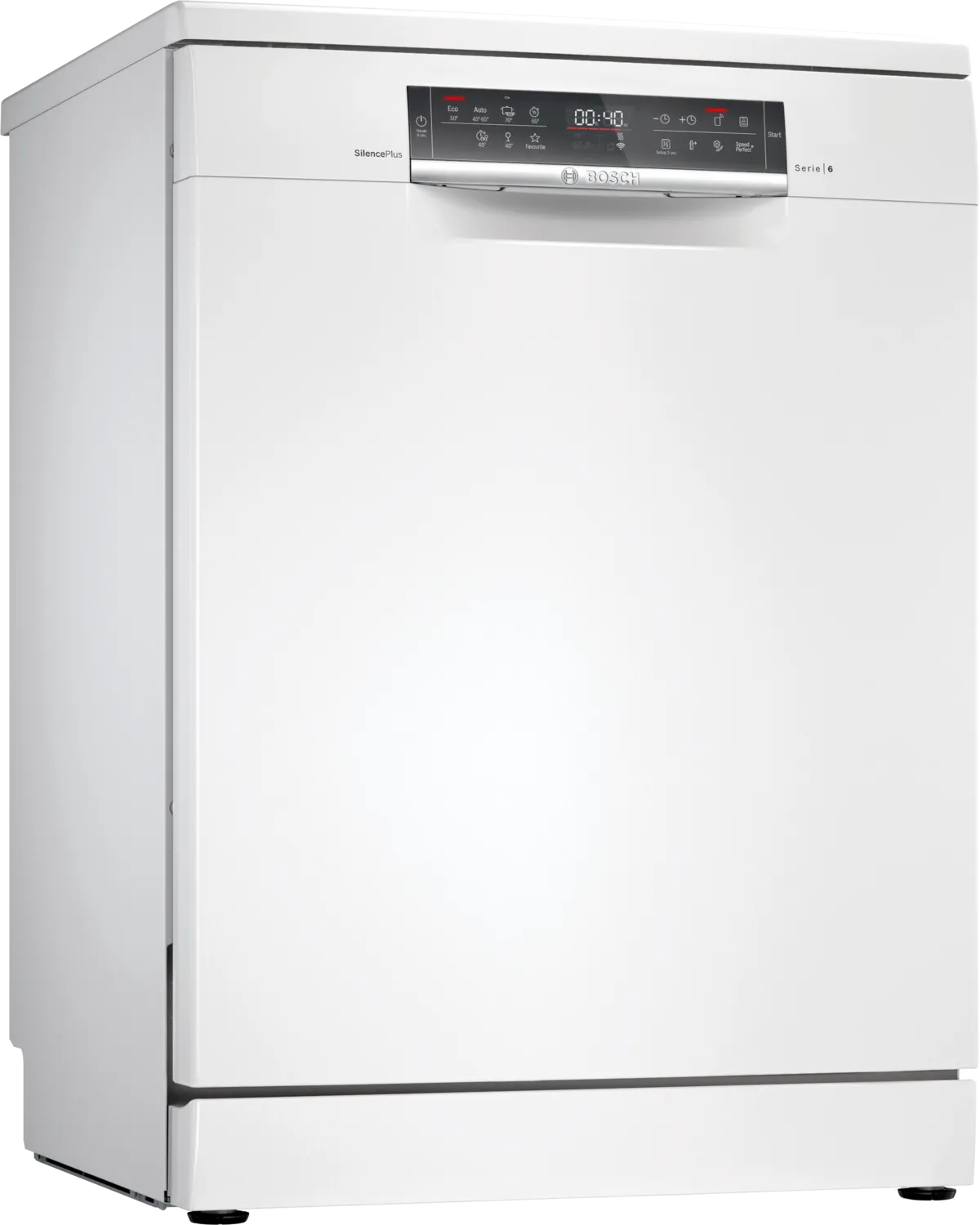 Bosch Series 6 Free Standing Dishwasher, 14 Place Setting, White – SMS6HMW76M
