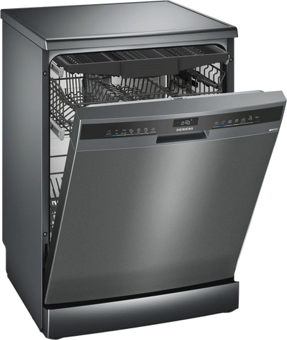 Siemens iQ300 Home Connect Dishwasher, 14 Place setting, Black Inox, SN23HC65MM