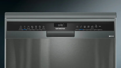 Siemens iQ300 Home Connect Dishwasher, 14 Place setting, Black Inox, SN23HC65MM