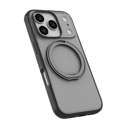 Infinyty Pristine Rotatable Ring Stand Case for iPhone 17 Pro Max, Black