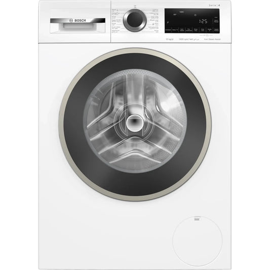 Bosch Series 4 Front Load Washing Machine, 10KG, 1400 RPM, White, WGA25400GC