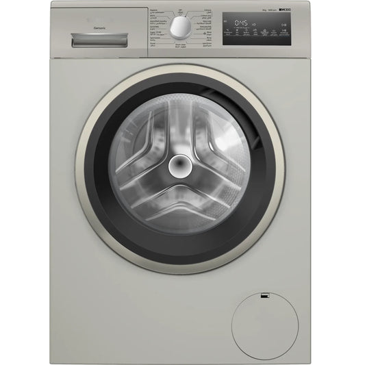 Siemena iQ300 Front Load Washing Machine, 8KG, 1400 RPM, Silver, WM14U28XGC