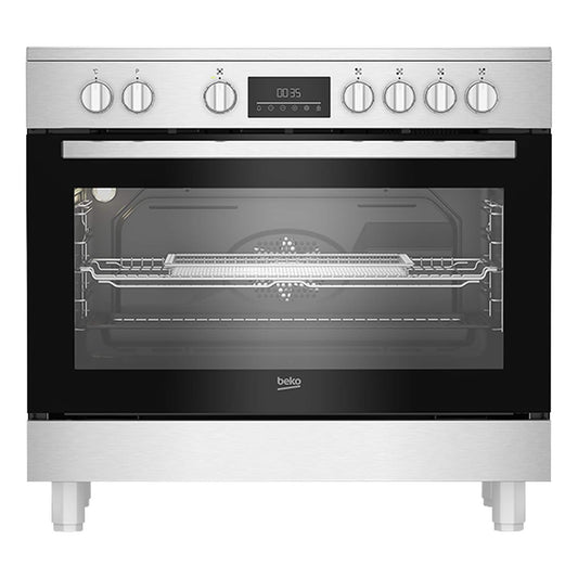 Beko Electric Cooker, 90 CM, 1 Year Warranty, Inox, BGM 30203 EX