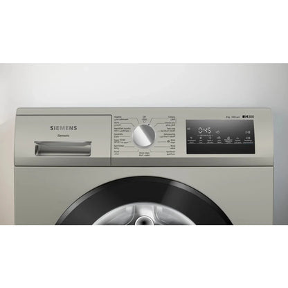 Siemena iQ300 Front Load Washing Machine, 8KG, 1400 RPM, Silver, WM14U28XGC