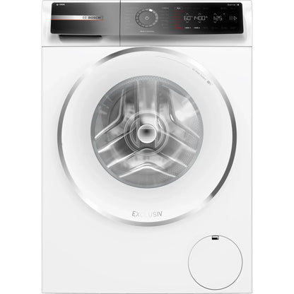 Bosch Series 8 Front Load Washing Machine, 9KG, 1400 RPM, with i-DOS Detergent Saver System, Wi-Fi, White, WGB244A0GC