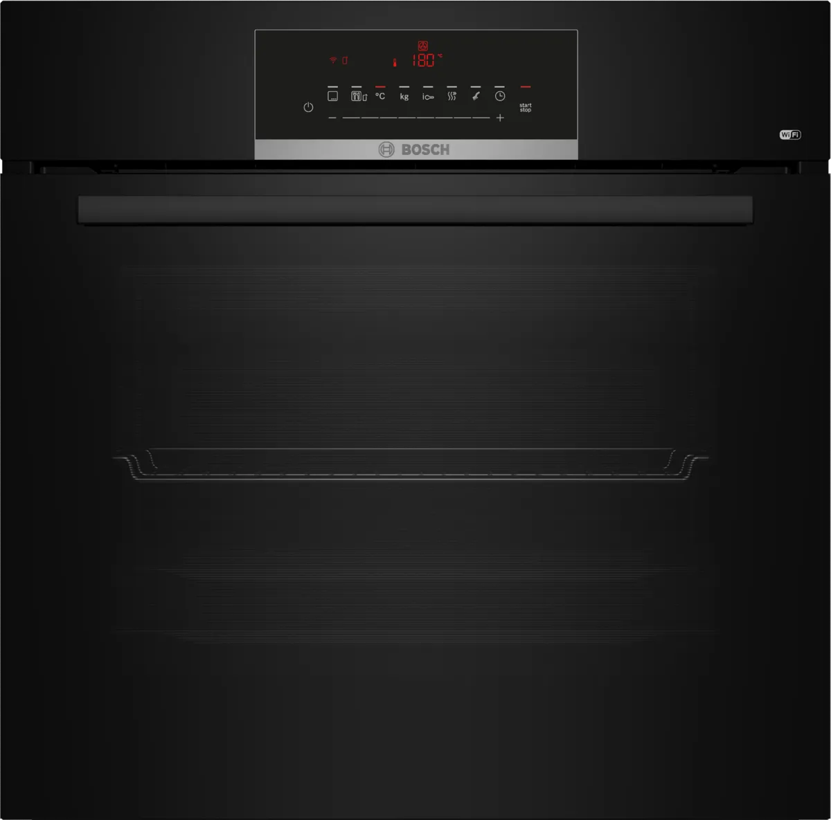 Bosch Series 6 built-in oven 60 x 60 cm, Black, HBJ559EB6M