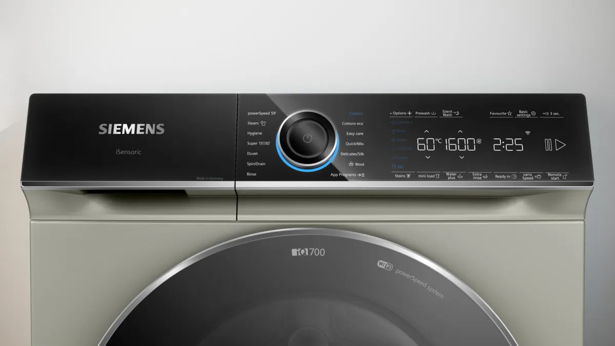 Siemens iQ700 Home Connect 10 Kg Washing Machine, Graphite Color, WG56B20XGC