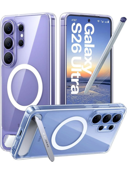 TORRAS Ostand L1 Guardian Case for Samsung Galaxy S26 Ultra - Clear