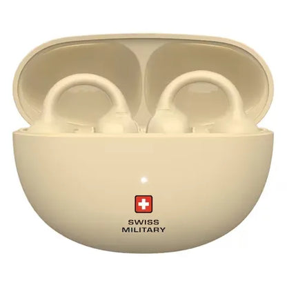 Swiss Military Delta 6 True Wireless Bluetooth Earbuds – Beige