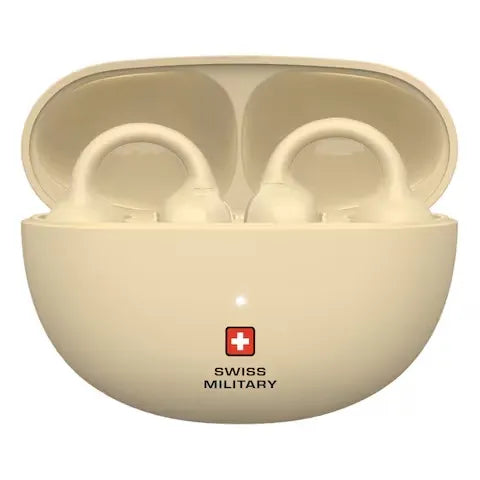 Swiss Military Delta 6 True Wireless Bluetooth Earbuds – Beige