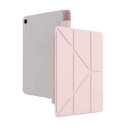 Infinyty Smart Rap iPad Case with Tri-Fold Stand for iPad 11-inch A16, Pink