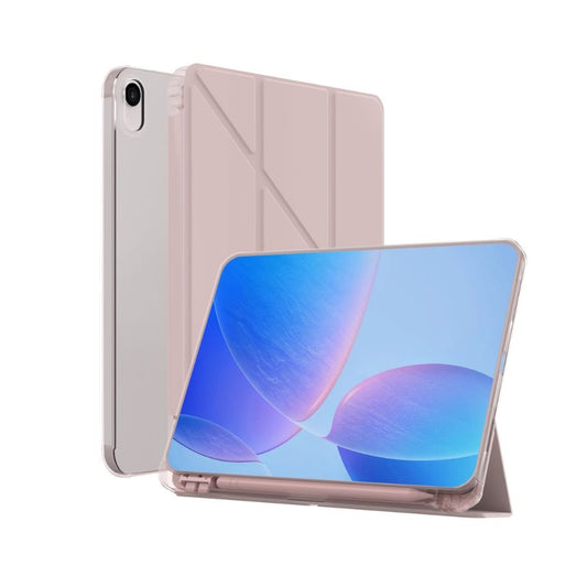 Infinyty Smart Rap iPad Case with Tri-Fold Stand for iPad 11-inch A16, Pink