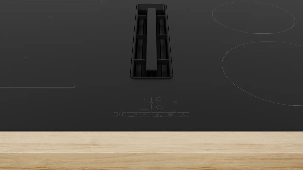BOSCH Series 4, Induction hob with integrated ventilation system, 80 cm, surface mount without frame PVS811B16E