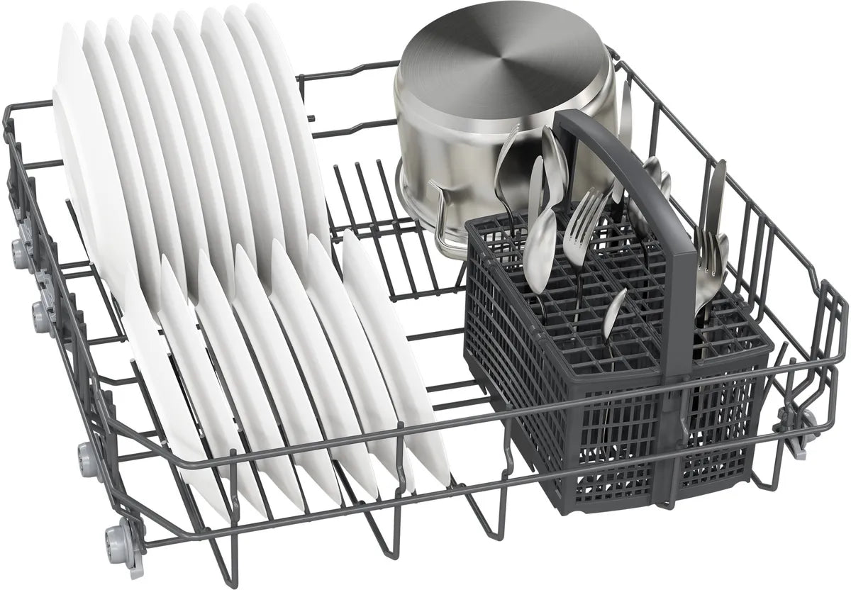 Siemens iQ100 Free Standing Dishwasher, 12 place setting, Silver, SN216I00AM