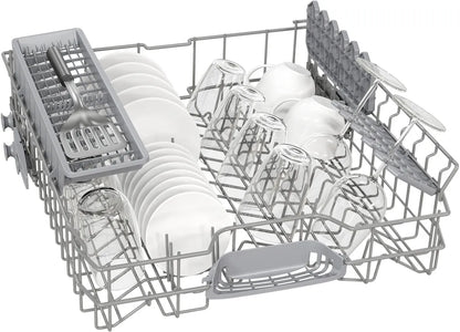 Bosch Series 2 Free Standing Dishwasher, 12 Place Setting, Silver, SMS26AI00M