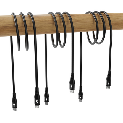 Infinyty Flexera Silicone Lightning Cable USB-C to Lightning, 60W, 1m, Black