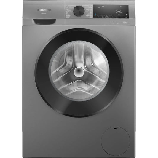Siemens iQ300 Front Load Washing Machine, 9KG, 1400 RPM, Grey, WG44A1ZRGC