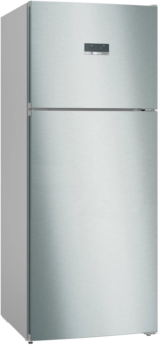 Bosch Series 4 Free Standing Top Mount Refrigerator, 542L, Brushed Steel – KDN76XIE0M
