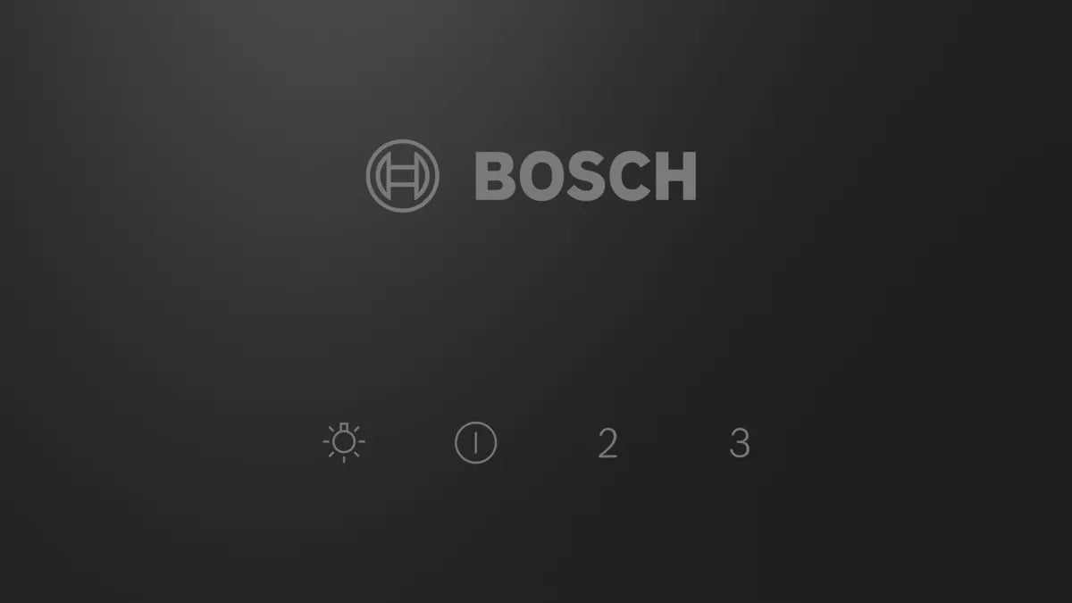 BOSCH SERIES 2 WALL-MOUNTED HOOD 60 CM, BLACK, DWK63PJ61M
