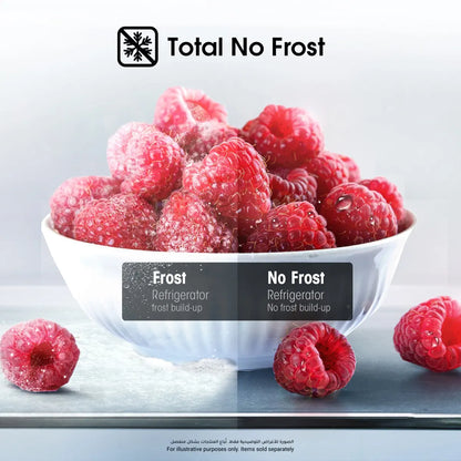 Hisense Top Freezer Refrigerator, 326L, Stainless Steel, RT3N418NAI