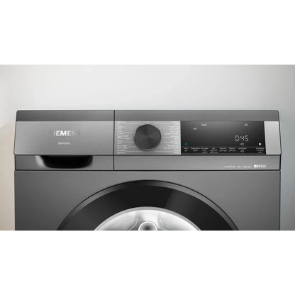 Siemens iQ300 Front Load Washing Machine, 9KG, 1400 RPM, Grey, WG44A1ZRGC