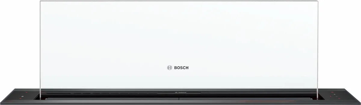 Bosch Series 8 downdraft hood 80 cm clear glass, Black, DDW88MM60B