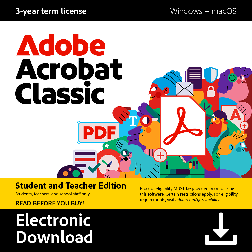 EPAY ADOBE ACROBAT CLASSIC 3Y STE ESD UAE