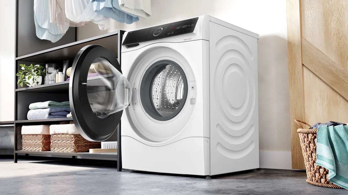 Bosch Series 8 Front Load Washer & Dryer 10 kg / 6 kg, White, WNC254A0GC