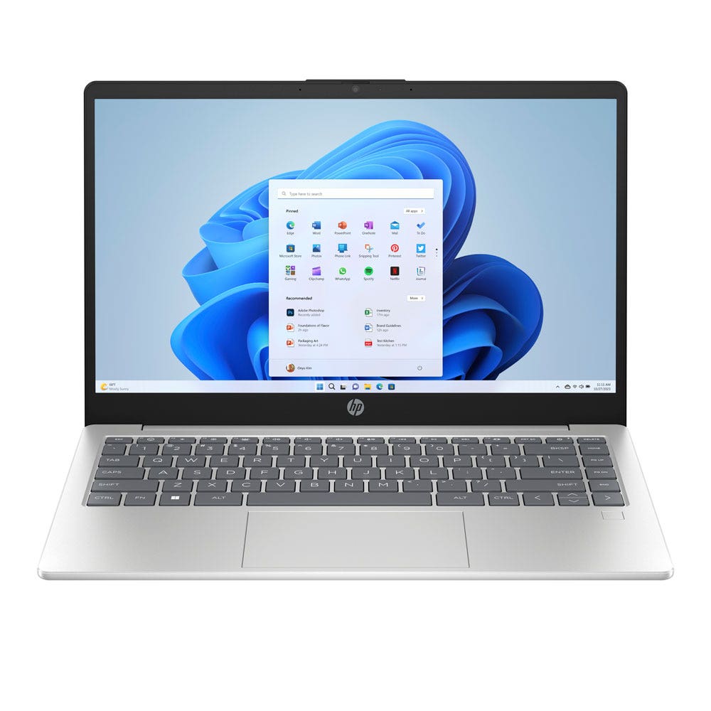 HP Thin & Light 14-EP0006NE Thin & Light Laptop, 13th Gen i3, 8GB RAM, 256GB SSD, Integrated, Intel® UHD Graphics, 14-inch Non-Touch, Windows 11 Home