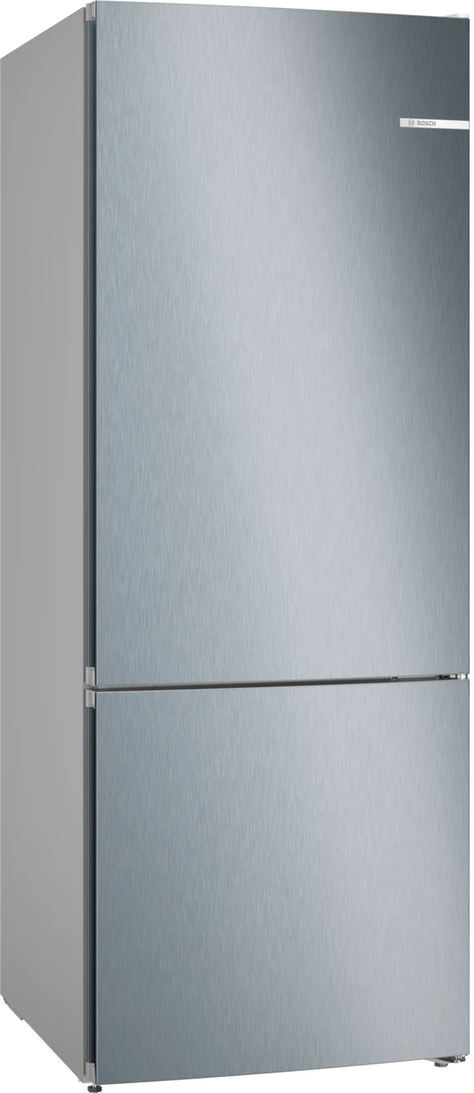 Bosch Series 4 Free Standing Bottom Refrigerator, 480L, Stainless Steel – KGN55VLE0M