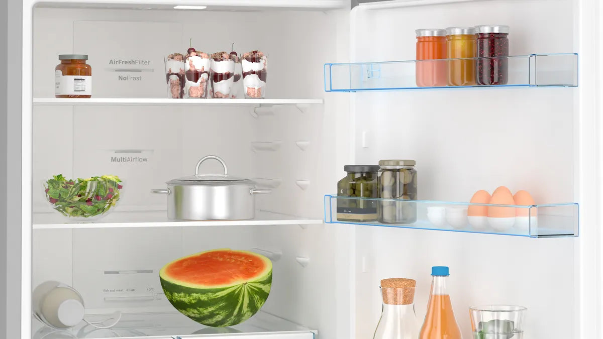 Bosch Series 4 Free Standing Bottom Refrigerator, 480L, Stainless Steel – KGN55VLE0M